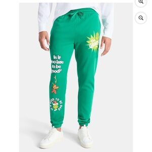 Green Grinch men’s Joggers